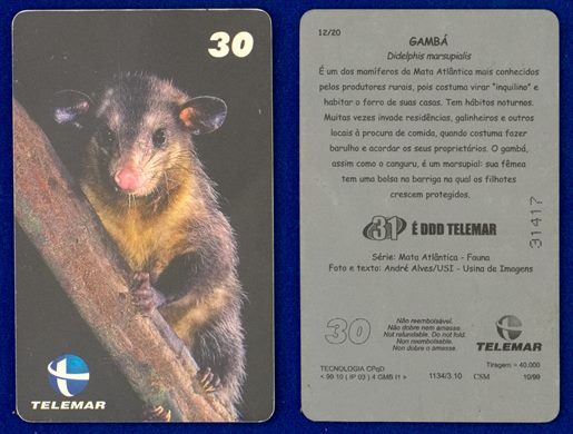 Telemar Serie Mata Atlantica Fauna 12-20