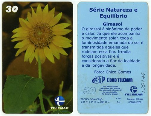 Telemar Serie Natureza e Equilibrio 30 2001-01