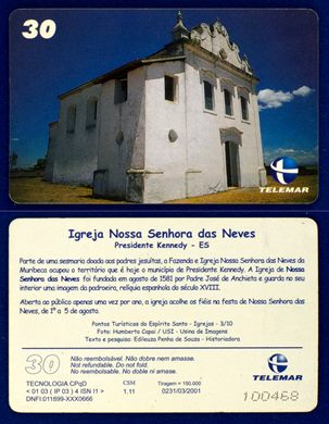 Telemar Serie Pontos Turisticos do Espiritu Santo Igrejas 3-10 (2)