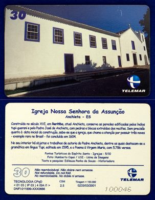 Telemar Serie Pontos Turisticos do Espiritu Santo Igrejas 5-10