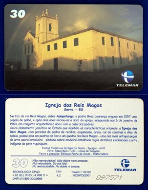 Telemar Serie Pontos Turisticos do Espiritu Santo Igrejas 6-10