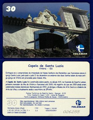 Telemar Serie Pontos Turisticos do Espiritu Santo Igrejas 8-10