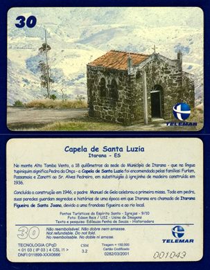 Telemar Serie Pontos Turisticos do Espiritu Santo Igrejas 9-10