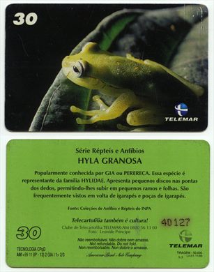 Telemar Serie Repteis e Anfibios 2-3 30 1999-11