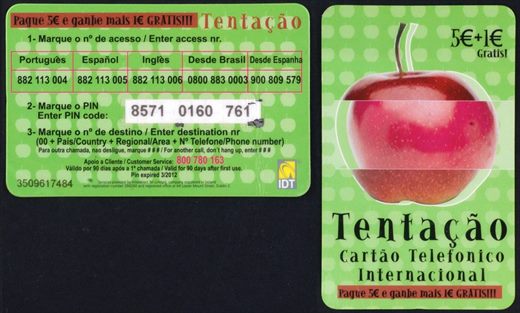 IDT - Tentacao - 5eurPlus1eur gratis - 20112-03 - 3509617484