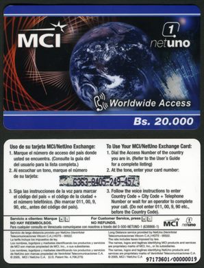 MCI - NetUno - 20000Bs