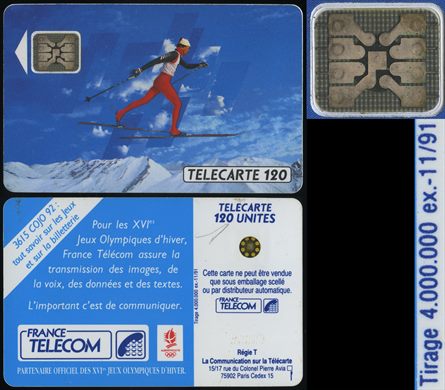 France Telecom - Telecarte 120 (Albertville 92)