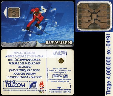 France Telecom - Telecarte 50 (Albertville 92)