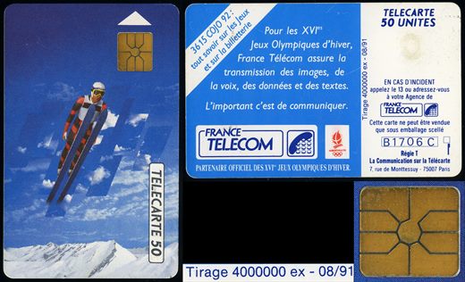 France Telecom - Telecarte 50 (Albertville 92) (2)