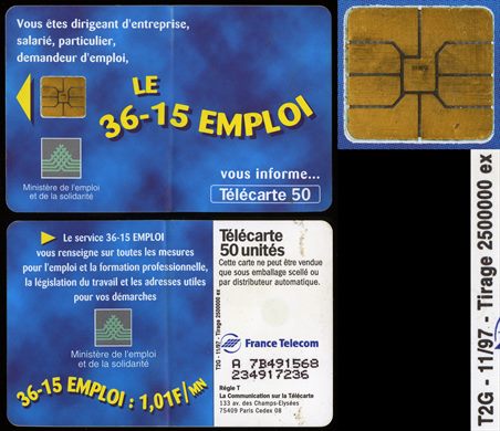 France Telecom - Telecarte 50 (Emploi)