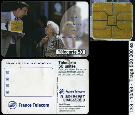 France Telecom - Telecarte 50 (Notez ici leurs numeros)