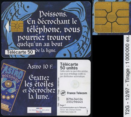 France Telecom - Telecarte 50 (Poisons)