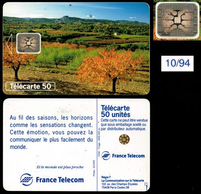 France Telecom - et le monde est plus proche - Telecarte 50 1994-10