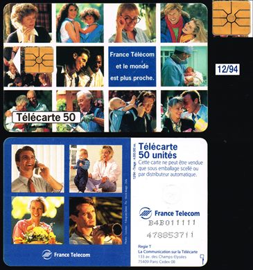 France Telecom - et le monde est plus proche - Telecarte 50 1994-12
