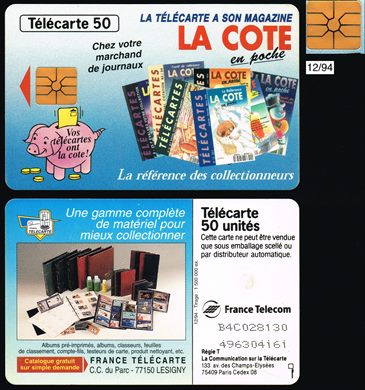 France Telecom - La Cote - Telecarte 50 1994-12