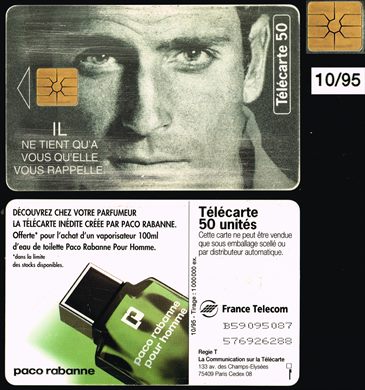 France Telecom - Paco Rabanne - Telecarte 50 1995-04 (2)