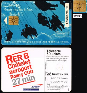 France Telecom - SNCF - Telecarte 50 1995-12