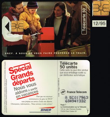 France Telecom - SNCF - Telecarte 50 1995-12 (2)