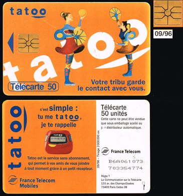 France Telecom - Telecarte 50 1996-09
