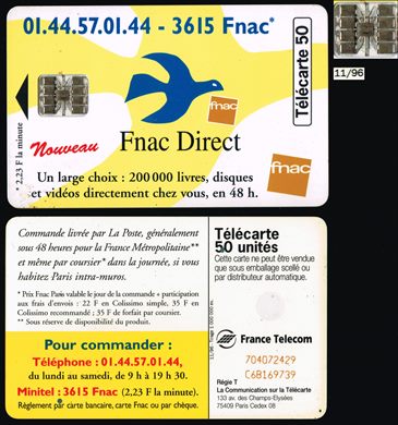 France Telecom - Telecarte 50 1996-11 (3)