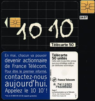 France Telecom - Telecarte 50 1997-04