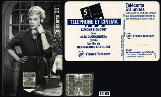 France Telecom - Telephone et Cinema - Telecarte 50 1993-12