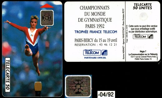 France Telecom - Trophee France Telecom - Telecarte 50 1992-04