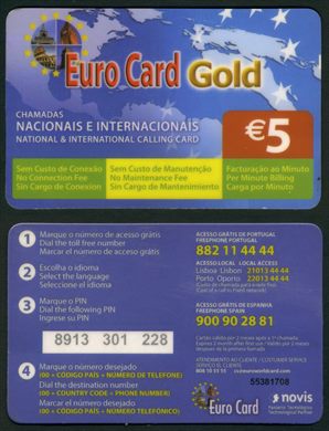 Novis - Euro Card Gold - 5eur - 55381708