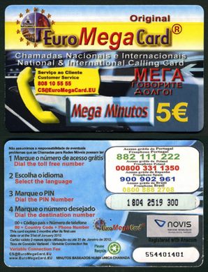 Novis - Euro Mega Card - 5eur - 554401401