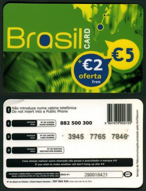 ONI - Brasil - 5eurPlus2eur oferta
