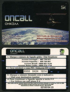 C3 Calling Card Company - OnCall - 5eur - 02100104 23