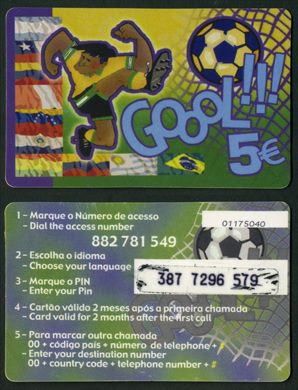 Goool - NTA - Phonecard - 5eur