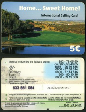 Home... Sweet Home - Mundi Card - 5eur