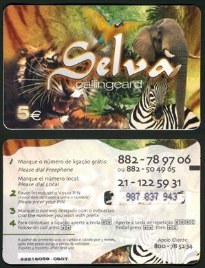 Mundi card - Selva - 5eur - 22216059.0607