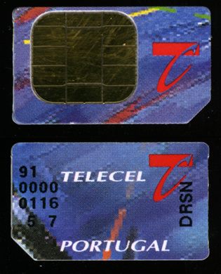 Telecel cell card (chip)