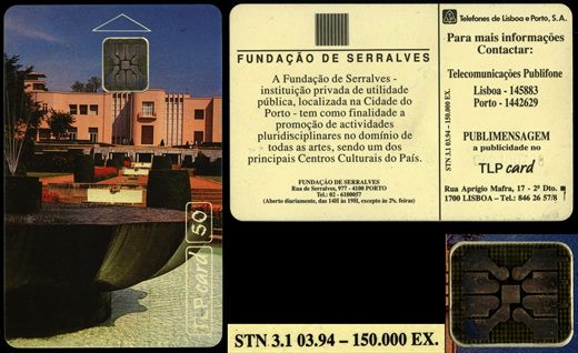 Telefones de Lisboa e Porto TLP card 50 1994-03