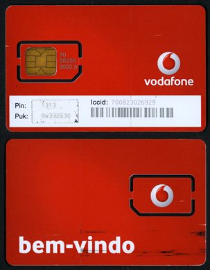 Vodafone cell card