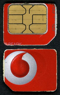 Vodafone cell card (chip) 8