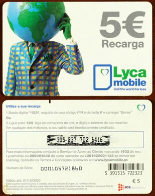 Lycamobile 5eur