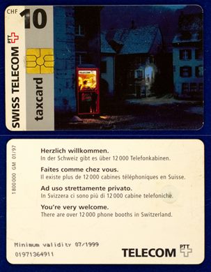 Swiss Telecom PTT 10 CHF GM 1997-01