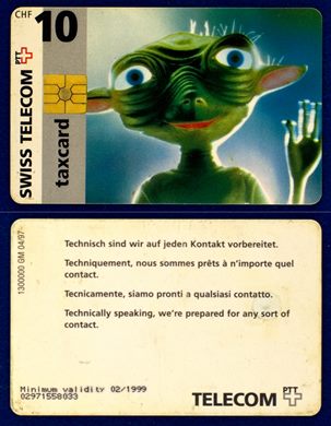Swiss Telecom PTT 10 CHF GM 1997-04