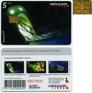 swisscom - Expo.02 Empire of Silence II - 5 CHF