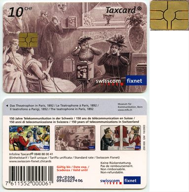 Swisscom - fixnet - Serie 150 years of telecommunications in Switzerland 10Chf