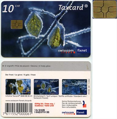 Swisscom - fixnet - Serie Frost 10Chf