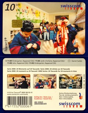 swisscom - Serie 2000 24 Moments in time - 10 CHF
