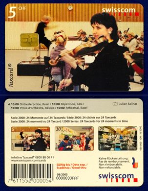 swisscom - Serie 2000 24 Moments in time - 5 CHF