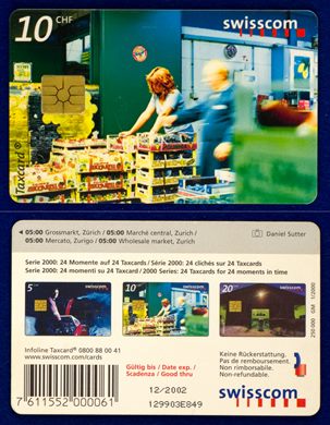 swisscom - Serie 2000 24 moments in time 10 CHF