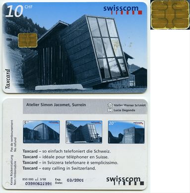 swisscom - Serie architecture - 10 CHF