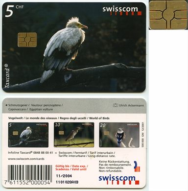 Swisscom - Serie Aves 5Chf