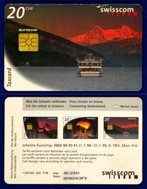 swisscom - Serie Connecting Switzerland - 20 CHF